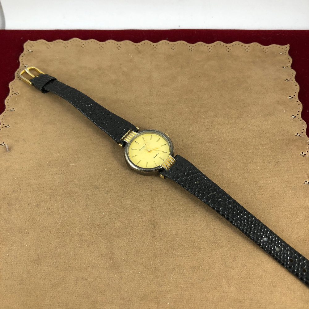 Vintage Christian Dior Paris Watch 2 Tone, Leather - Picture 3 of 7